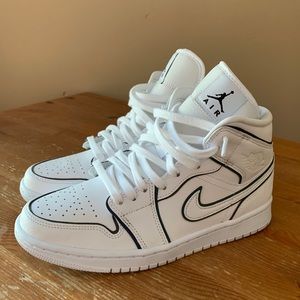 air jordan mids iridescent trim